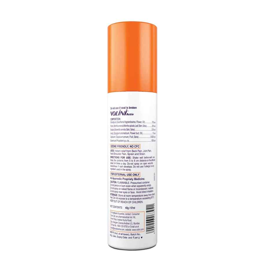 Volini Activ Pain Relief Spray