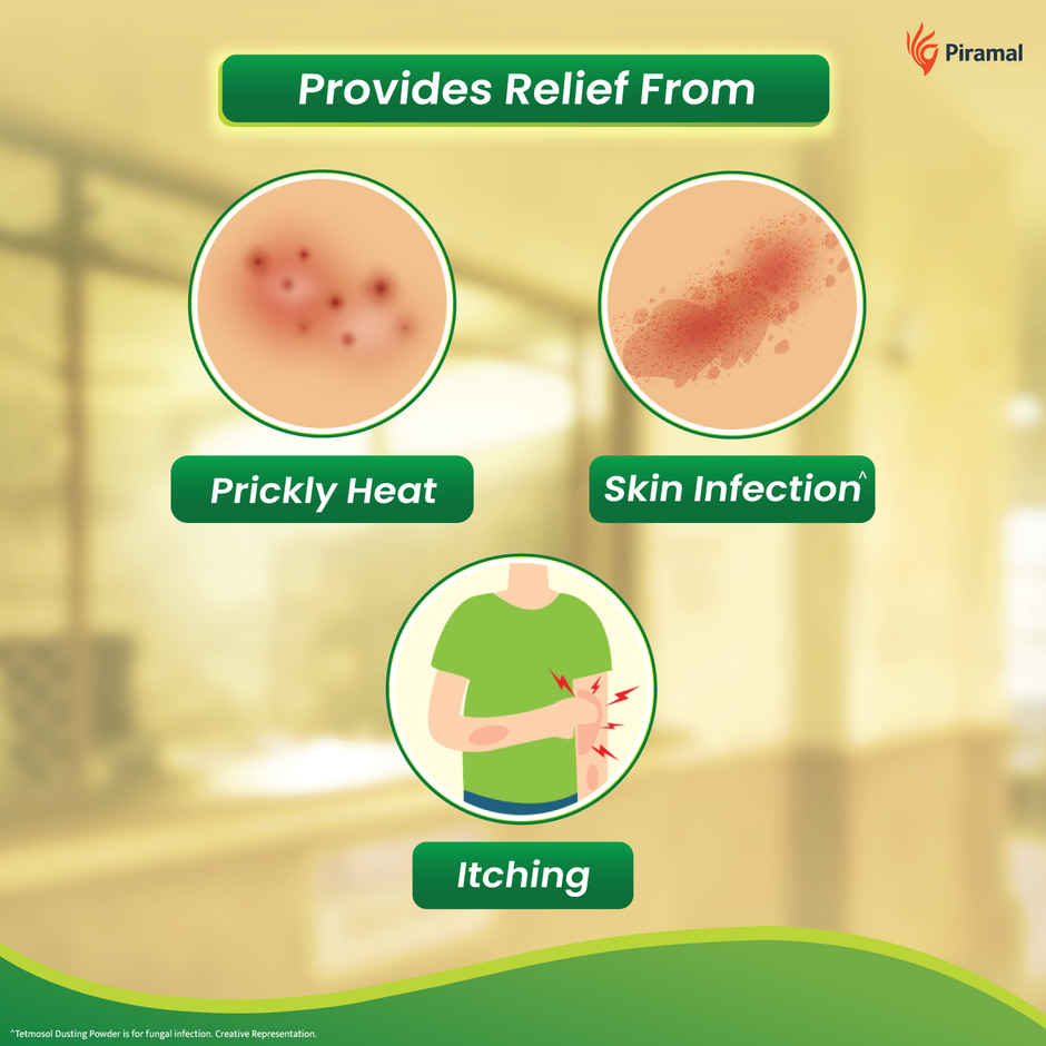 Tetmosol Fresh Lime Fragrance Dusting Powder