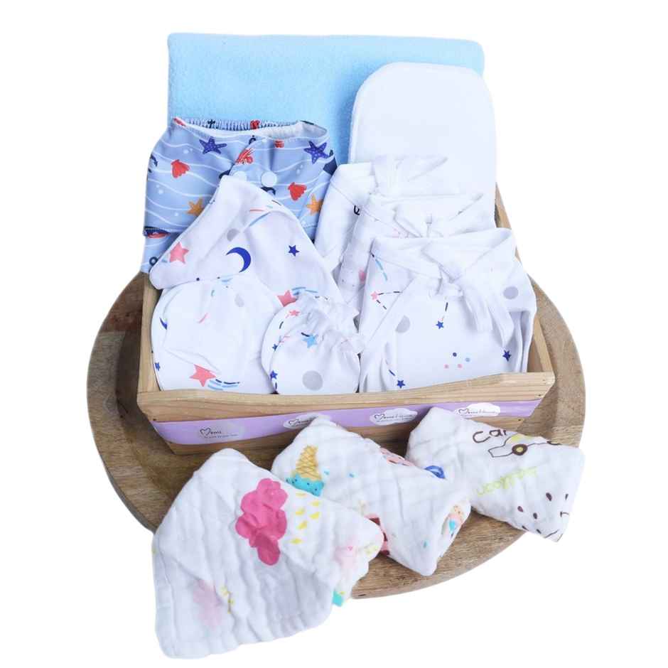 Moms Home Organic Cotton New Born Diaper | NB | 12 pcs