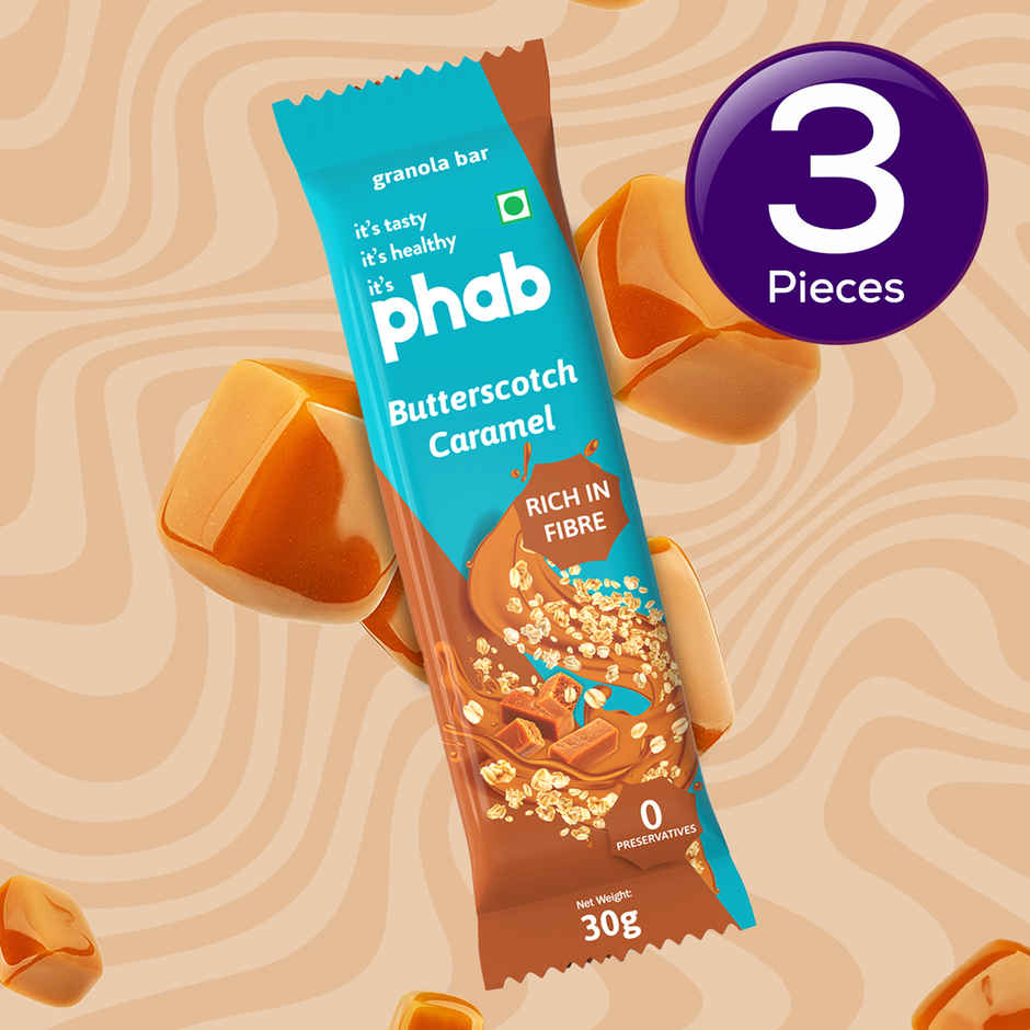 Phab Granola Bar Butterscotch Caramel Combo