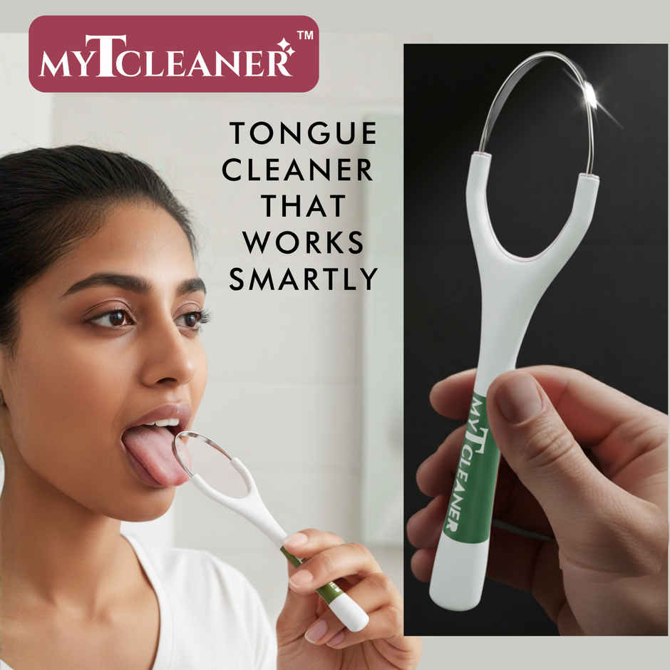 My Orl-Care Single Handed Premium Stainless Steel Tongue Cleaner