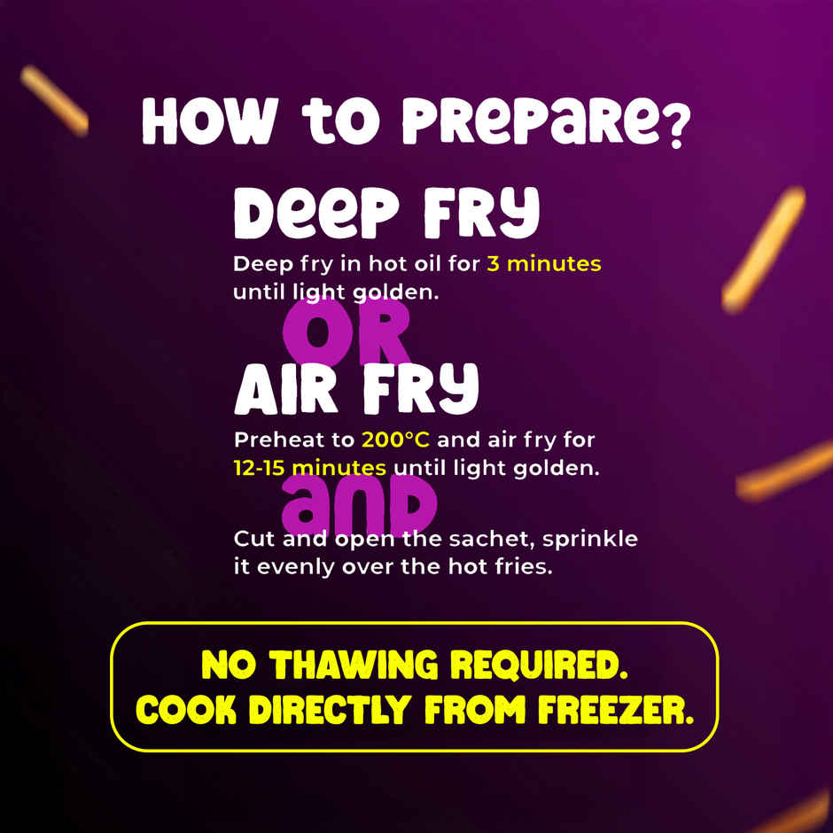 HyFun Peri Peri French Fries, Hot & Spicy | Frozen