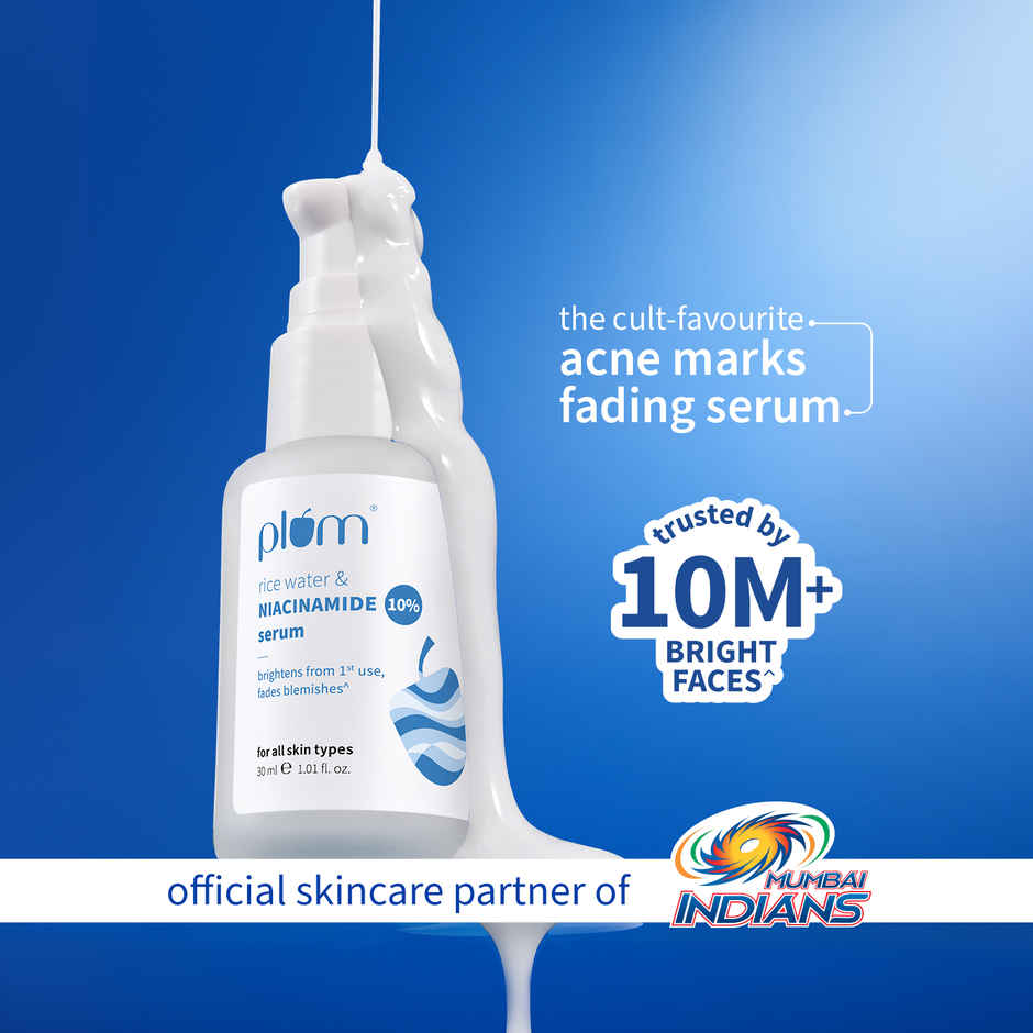 Plum Rice Water & 10% Niacinamide Serum