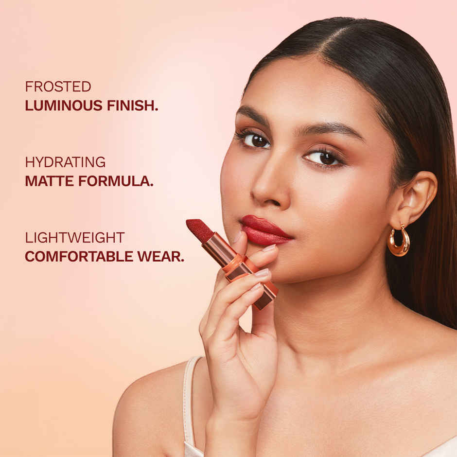 Pilgrim Dubai Bling Glitter Lipstick with Vitamin C Matte Finish & Non-Drying | My Habibi 07