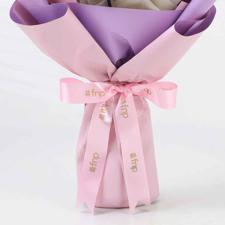 Wildflower Shola Pith Flower Whisper Bouquet | Gift Set | FNP