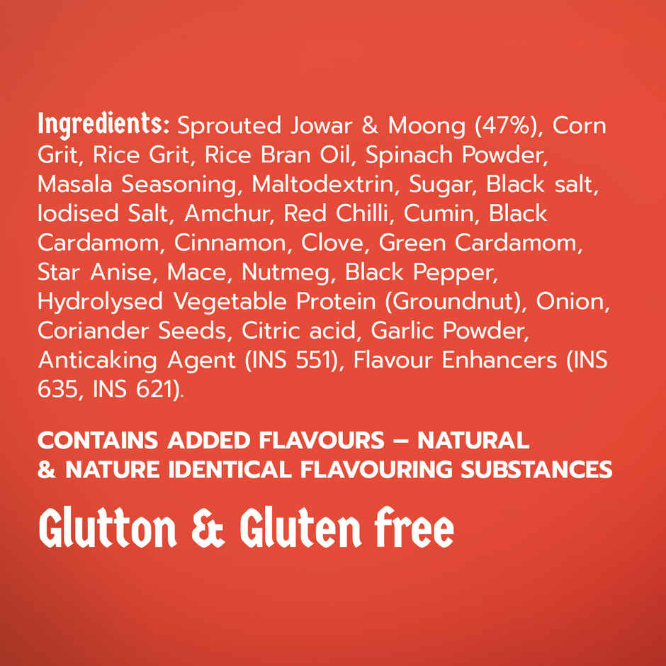 Klaw Masala Madness | Sprouted Moong & Jowar Sticks | Baked | No Palm Oil | High Protein