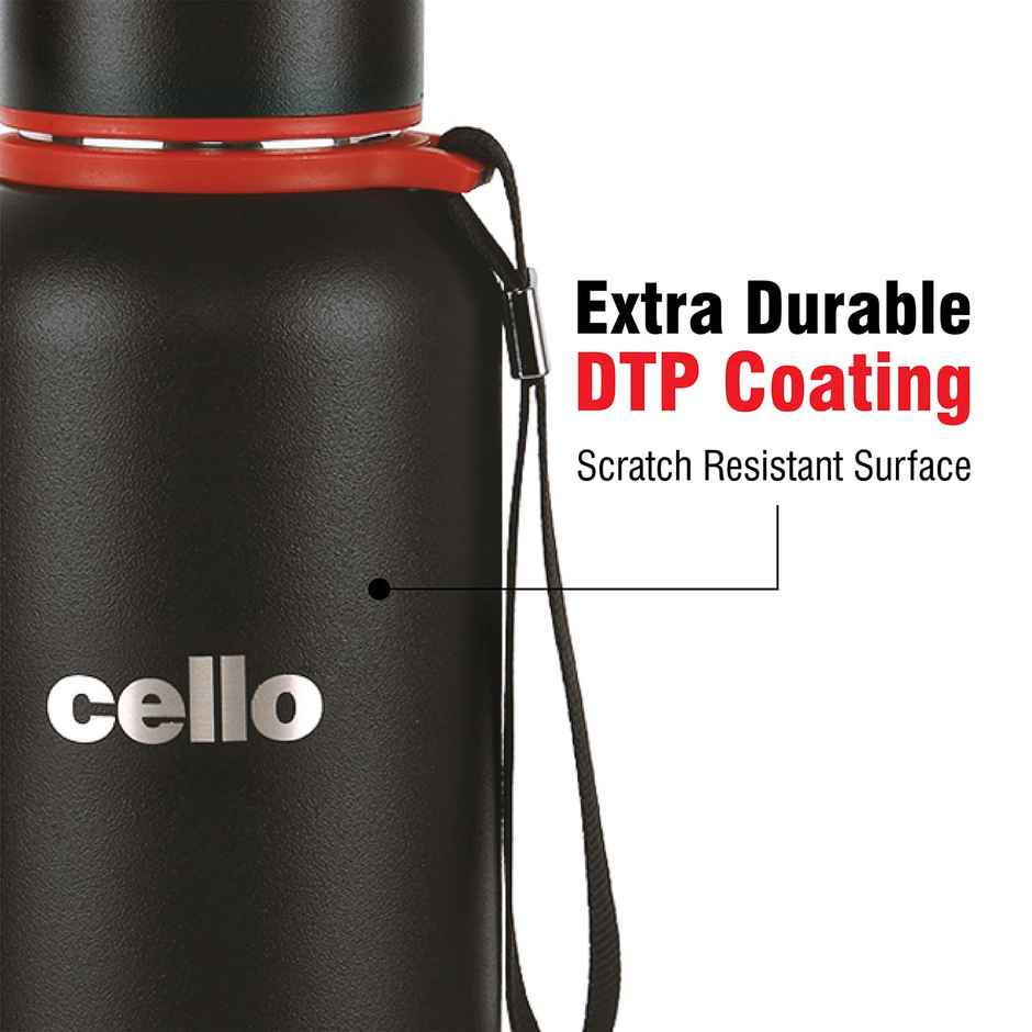 Cello Duro Kent Thermosteel Flask 24 Hours Hot And Cold Stainless Steel Bottle Assorted 