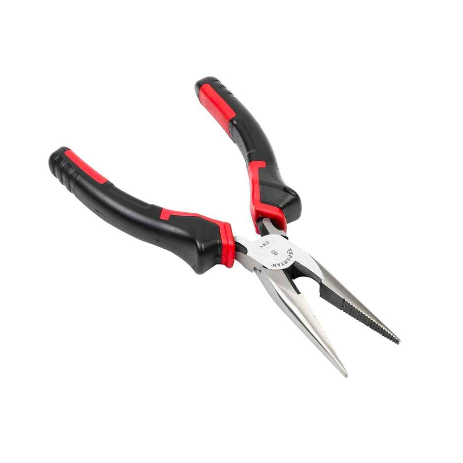 Spartan Long Nose Plier | Cr V Steel | Precision Grip | DIY Electrician
