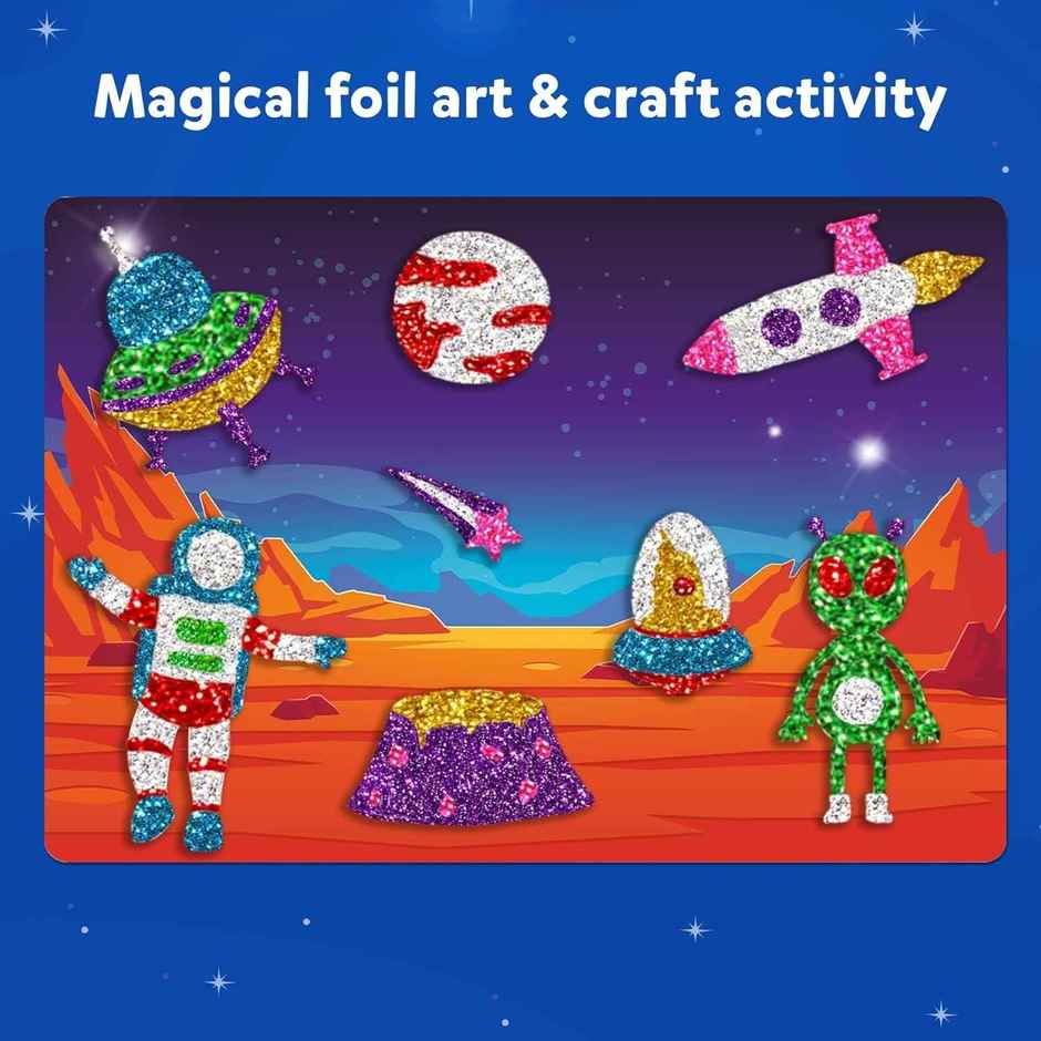 Skillmatics Foil Fun - Up In Space Art & Craft Game (4 - 9 Years)