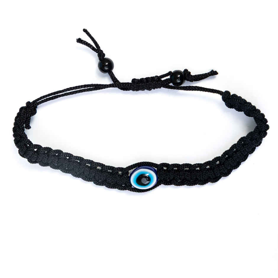BANDHAN Evil Eye Guard - Adjustable Black Thread Protection Bracelet