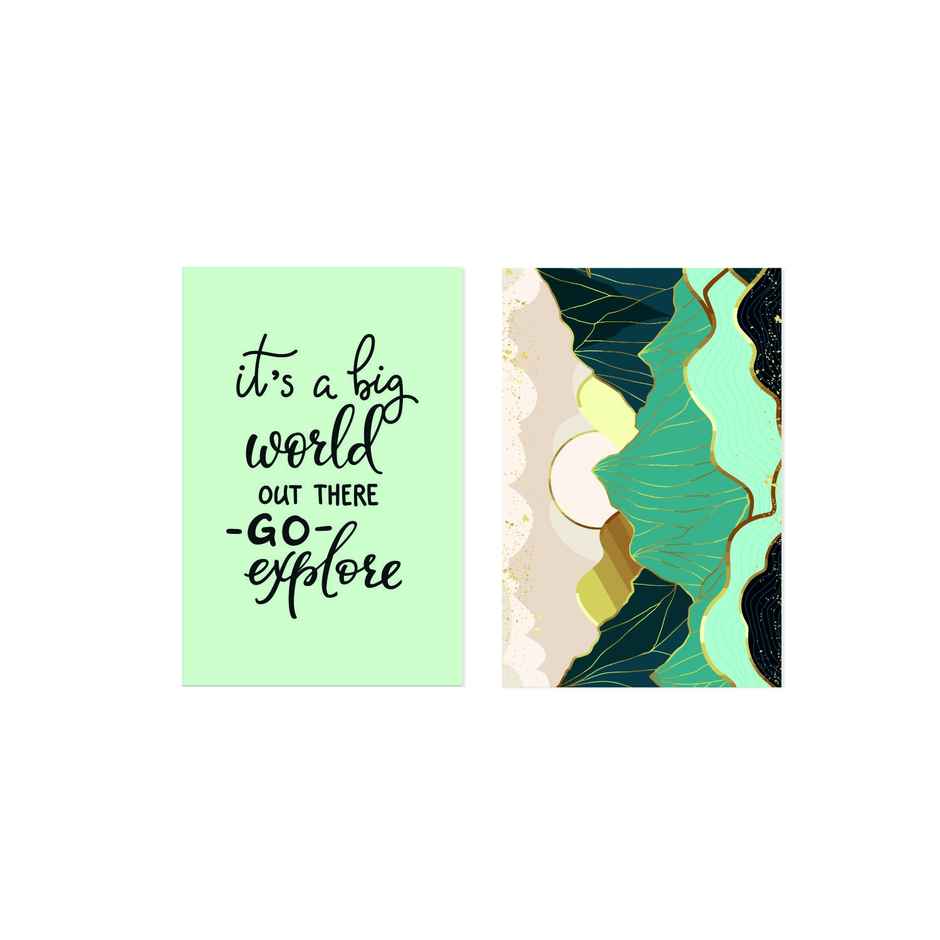 Paper Plane Design Travel Theme Wall Posters | Set of 10 | (12 Inch x 18 Inch) D10