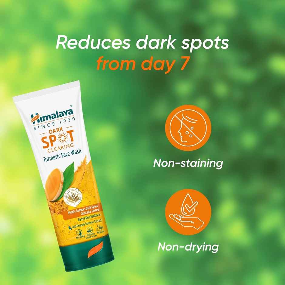 Himalaya Wellness Company Dark Spot Cl Turmeri Face Wash