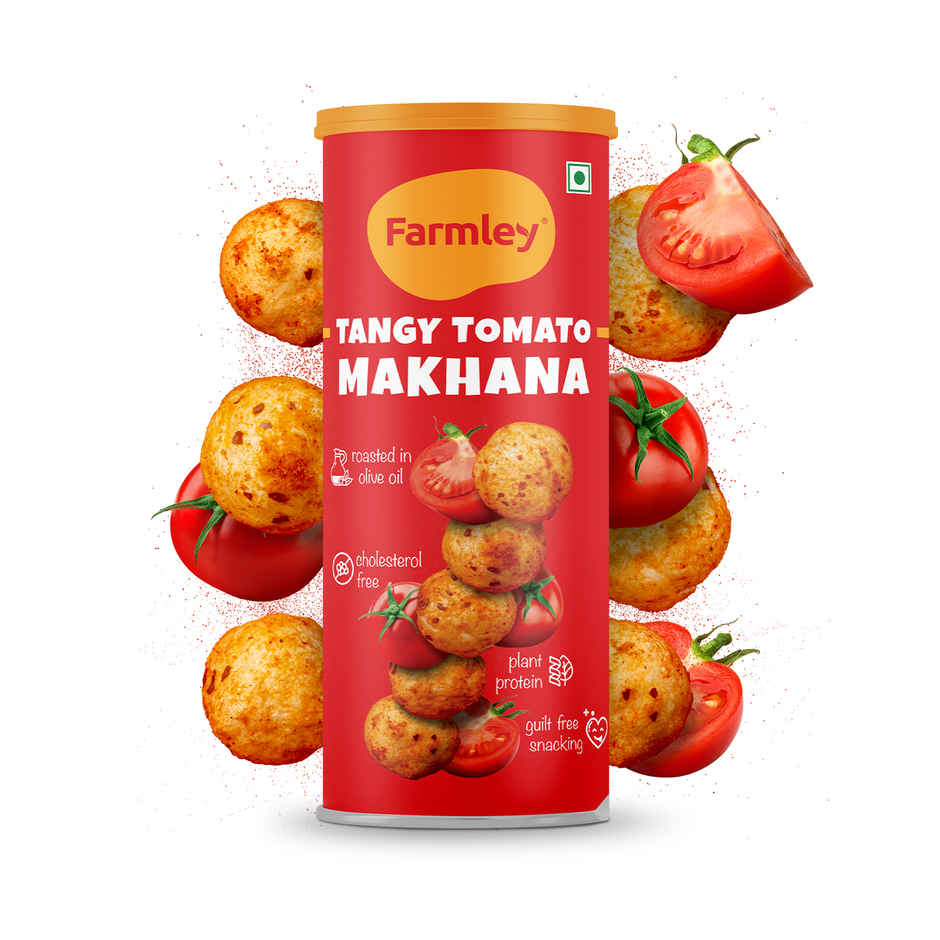 Farmley Tangy Tomato Makhana Roasted In Olive Oil