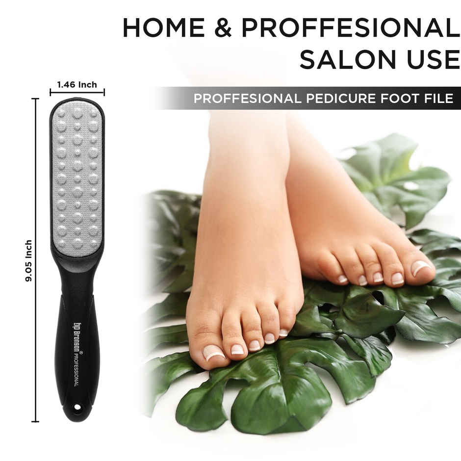 Bronson Professional Callus Remover Foot Scrubber For Pedicure Spa Treatment - Color May Vary