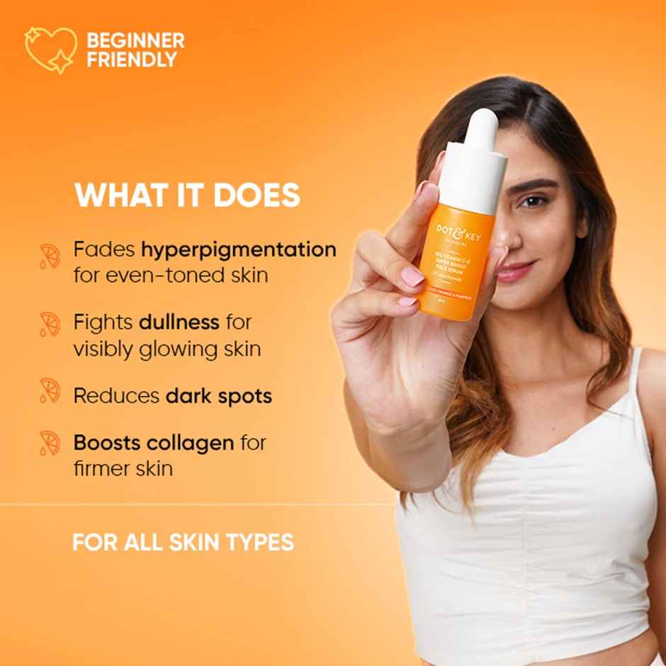 Dot & Key Dot&Key 10% Vitamin C + E,5% Niacinamide Serum|Vitamin C Serum For Glowing Skin