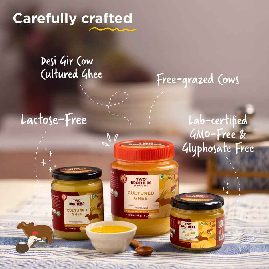 Two Brothers Desi Gir Cow Cultured Ghee