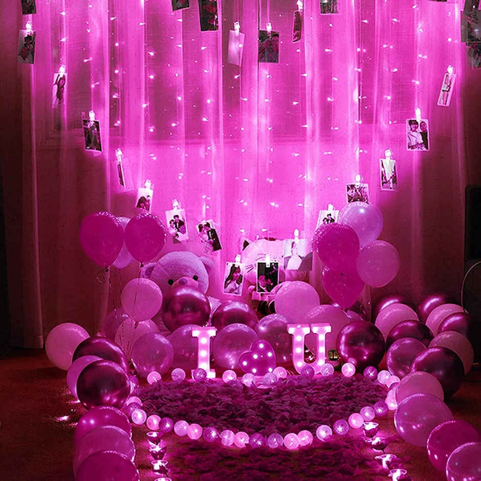 Quace 12M Pink String Light