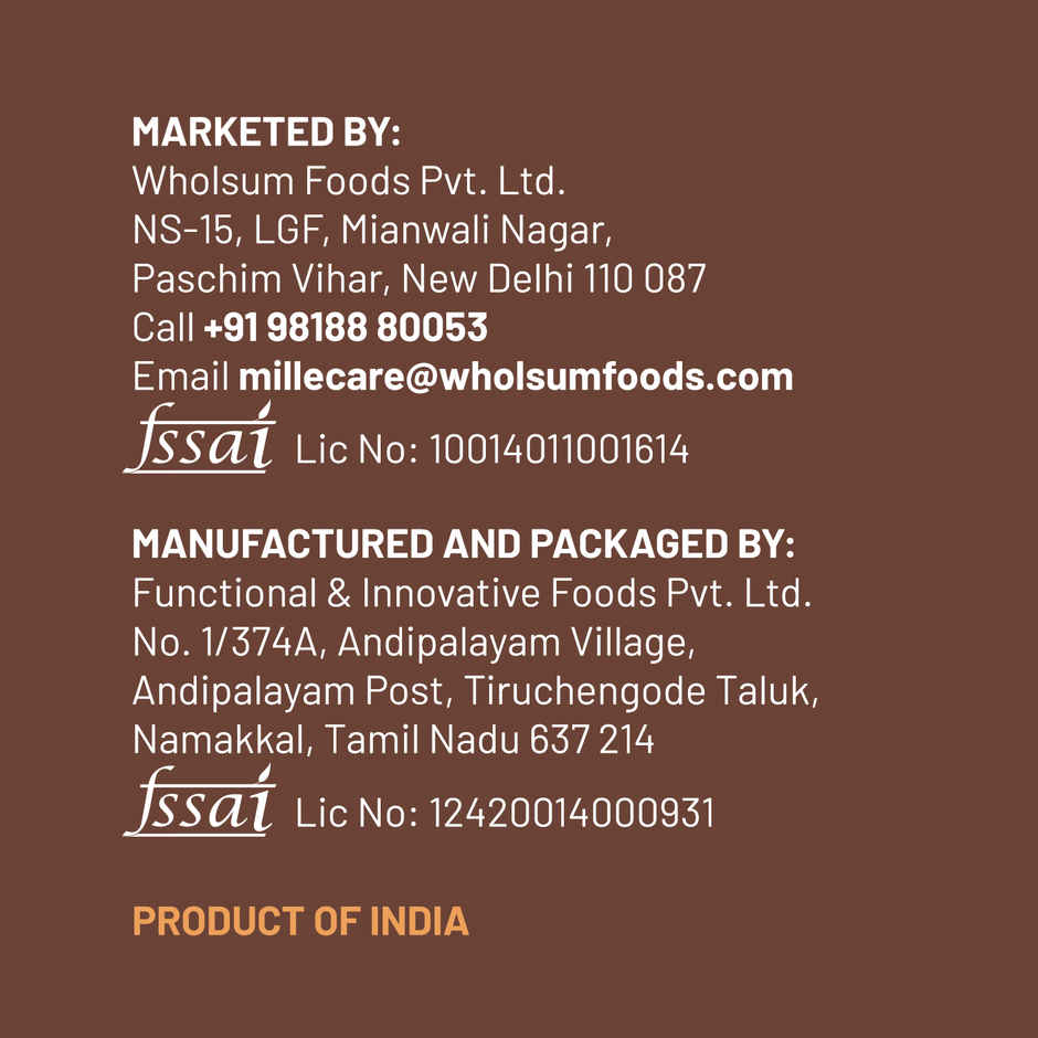 Mille Instant Chocolate Oats with millets | almonds and flax seeds