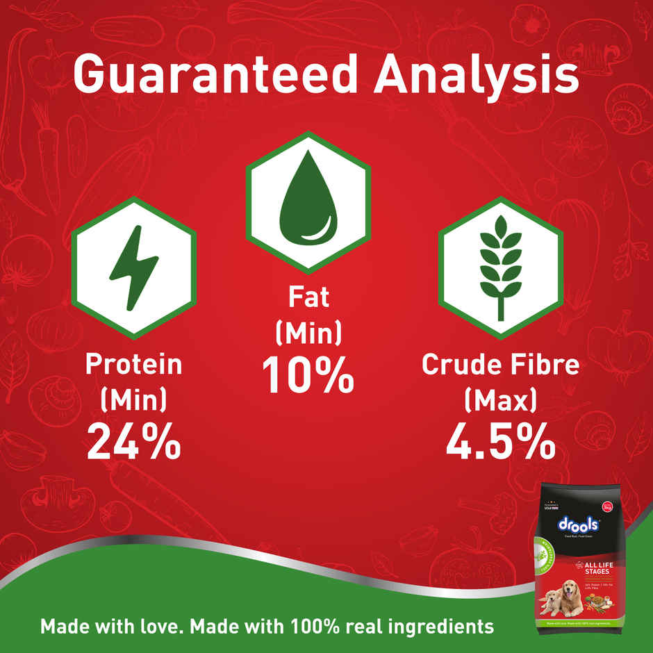 Drools All Breed 100% VEG Dry Dog FOOD