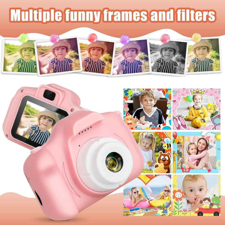 Storio Kids Digital Camera Toy | 3 MP 1080P HD Video | 2 Inch Screen | USB Rechargeable