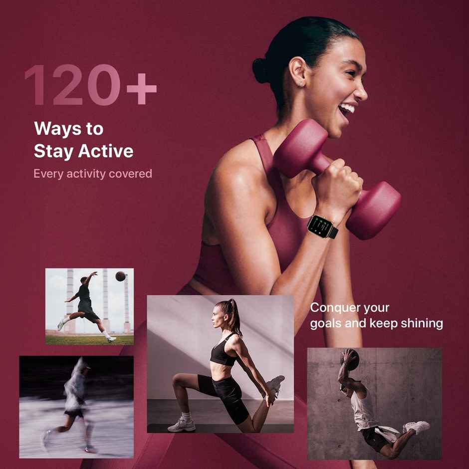 Fire-Boltt Ninja Call Pro Plus 1.83 Tft Bt Calling Smart Watch - Wine New