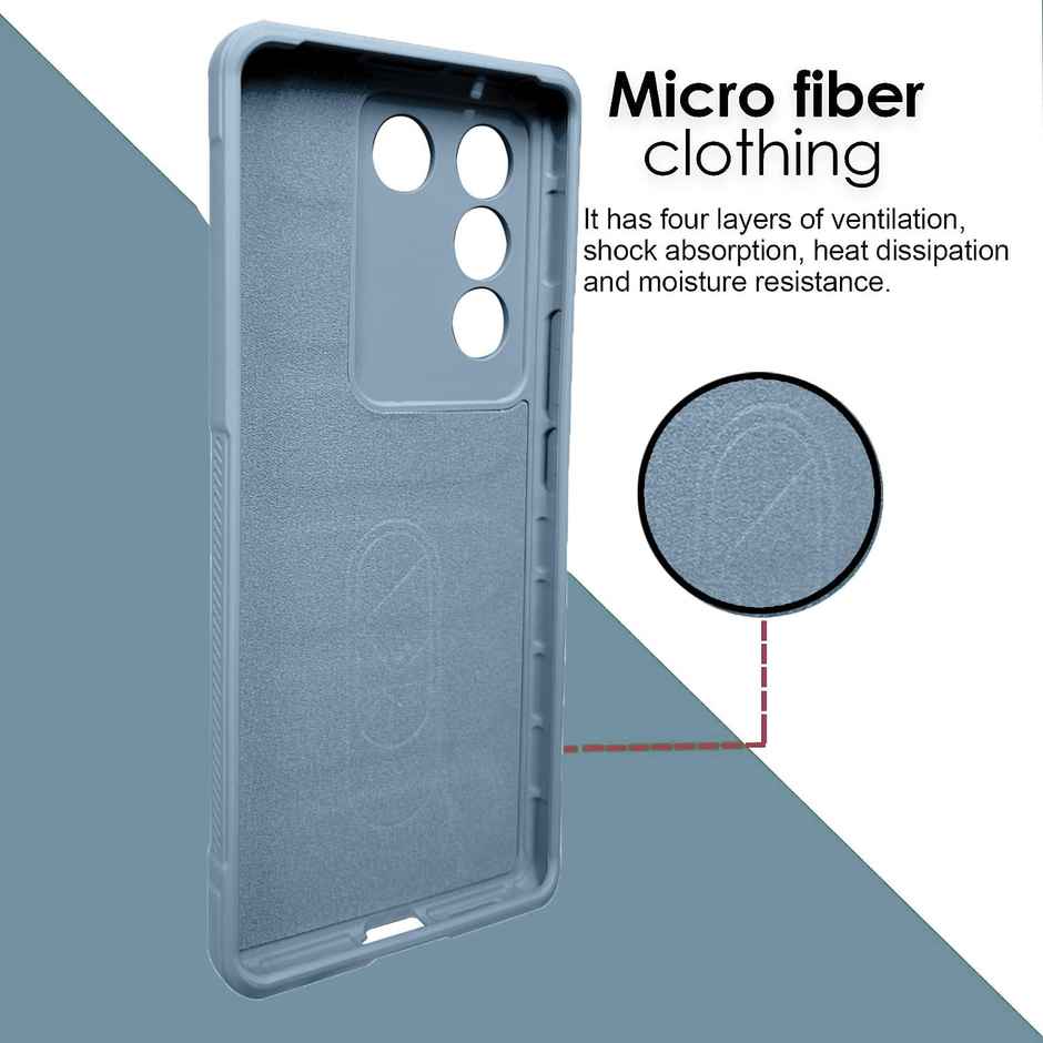 Artistque Case For Vivo V27 / V27 Pro 5g | Liquid Stripe Back Cover Silicone