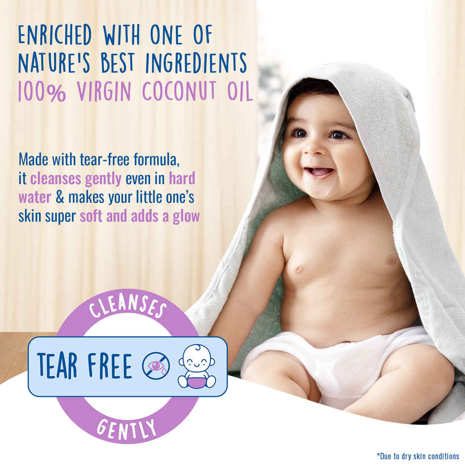 Parachute Advansed Baby Gentle Wash For New Born Enriched With Virgin Coconut Oil