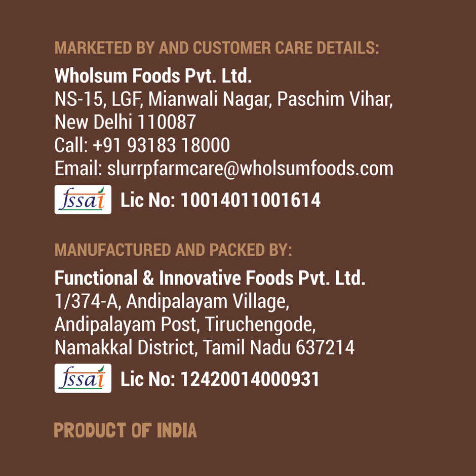 Slurrp Farm No Added Sugar | No Salt | Sprouted Ragi Powder | No Milk