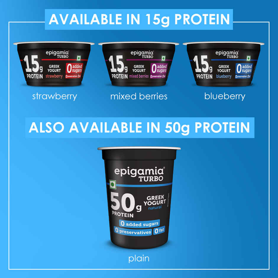Epigamia 17g Protein Turbo Yogurt Natural