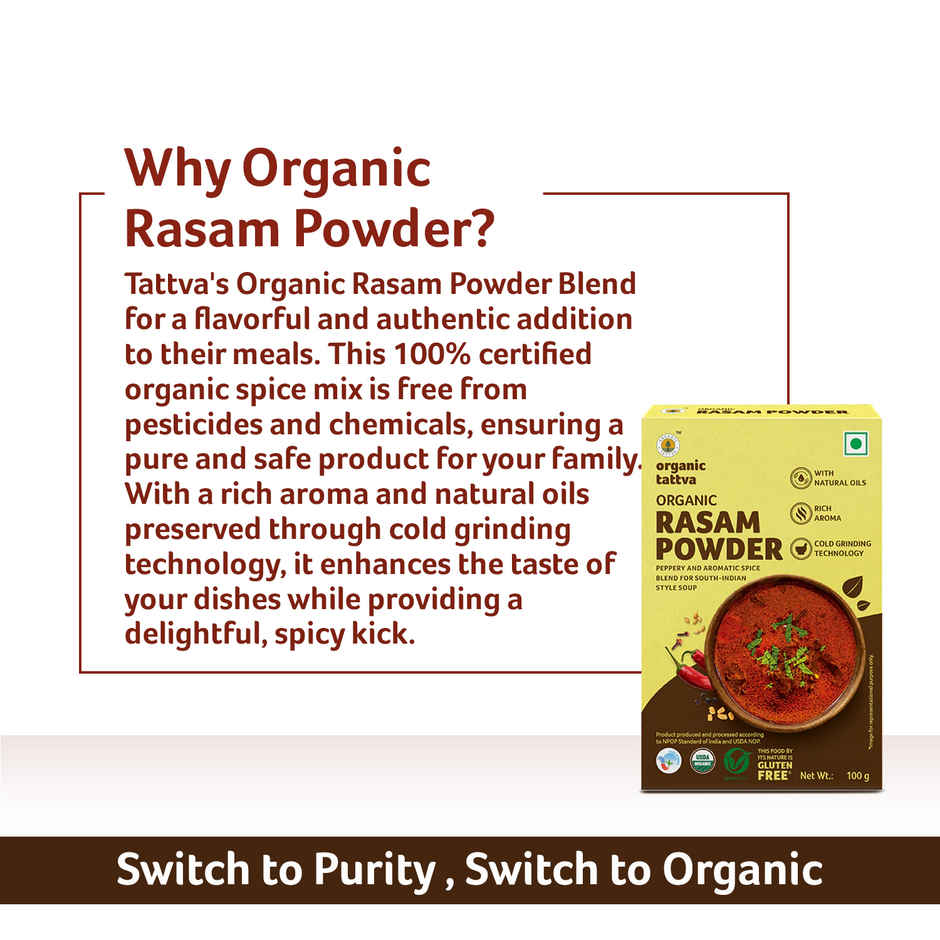 Organic Tattva Rasam Powder