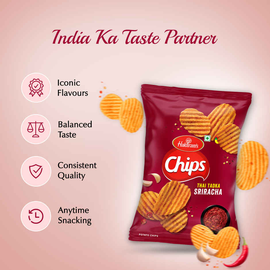 Haldiram Chips - Sizzling Sriracha