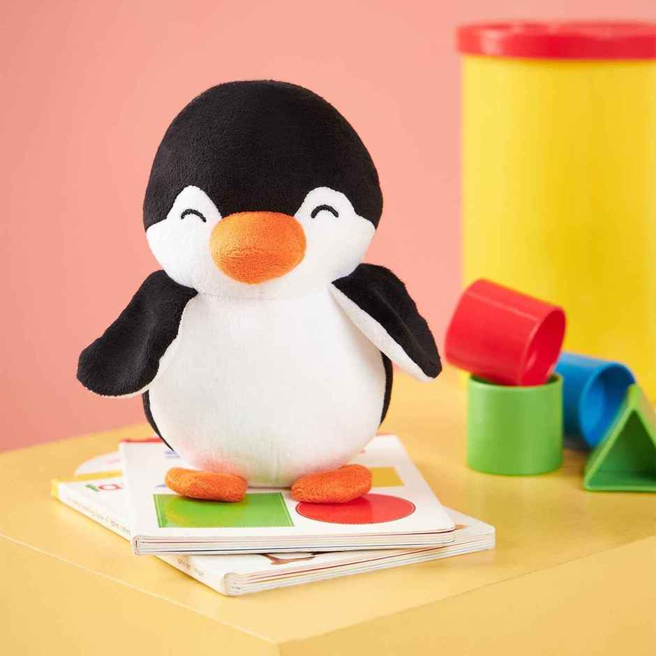 Babique Penguin Plush/Soft Toy for Kids | Super Soft & Safe | Birthday Gift | Black & White | 17 cm