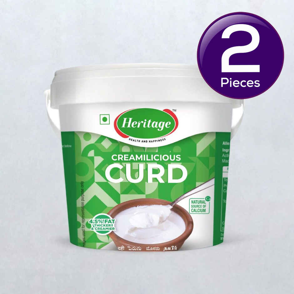 Heritage Creamilicious Curd Tub Combo