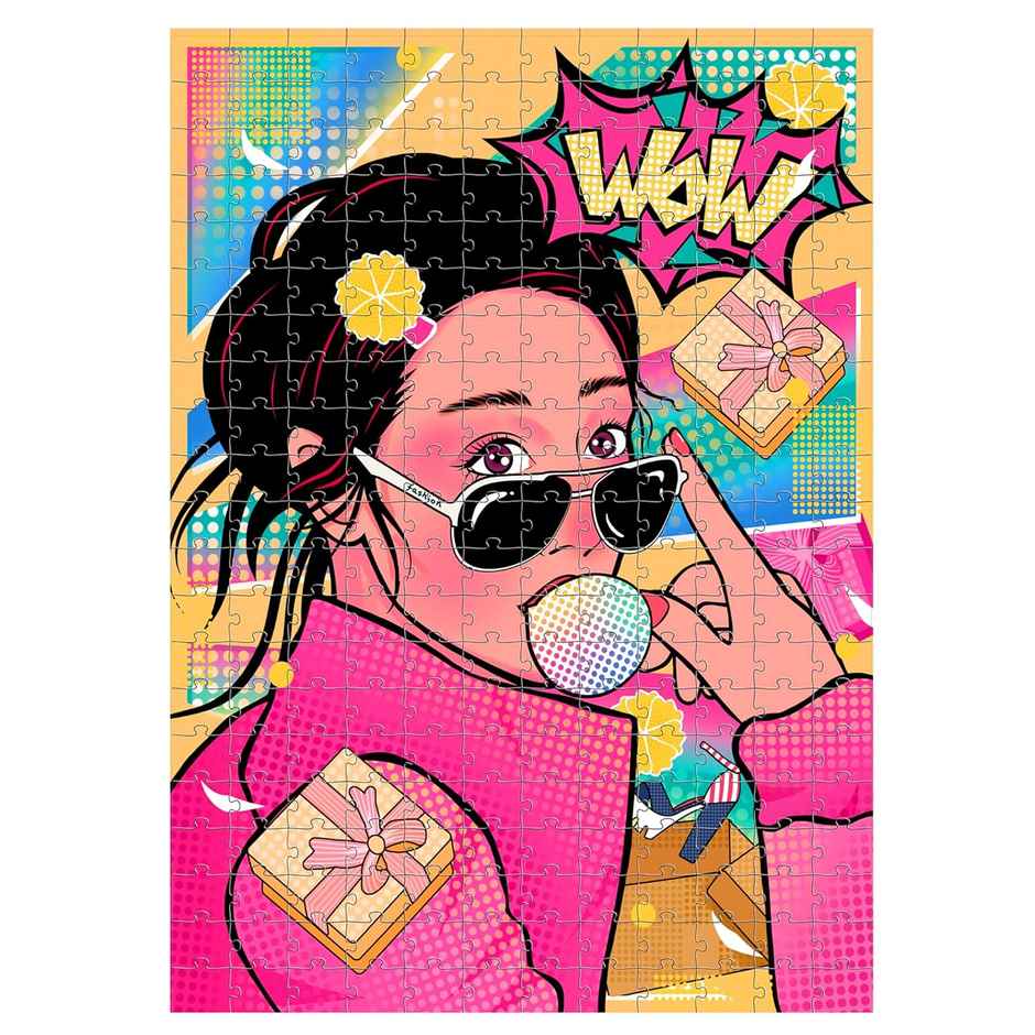 Flo Toys Pop Art 252-Piece Jigsaw Puzzle for Kids & Adults - Brain Game, Family Fun & Gift Toy