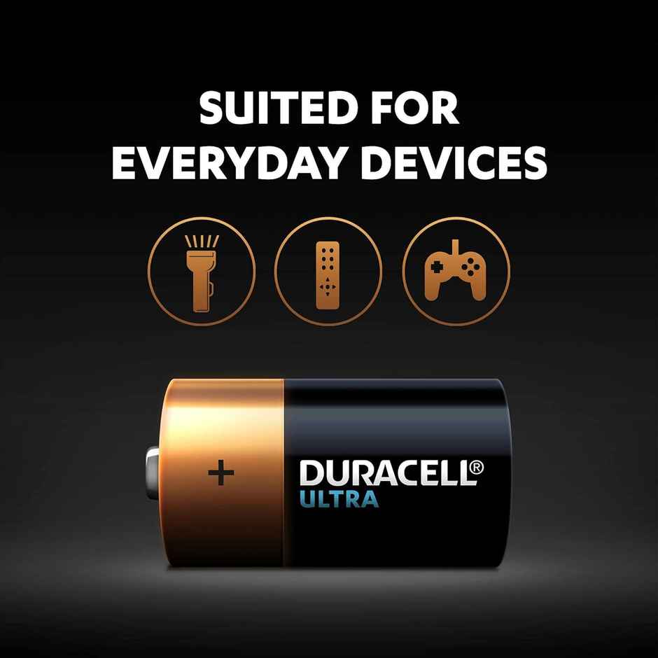 Duracell 1.5V Ultra Alkaline C2 Batteries |Pack of 2