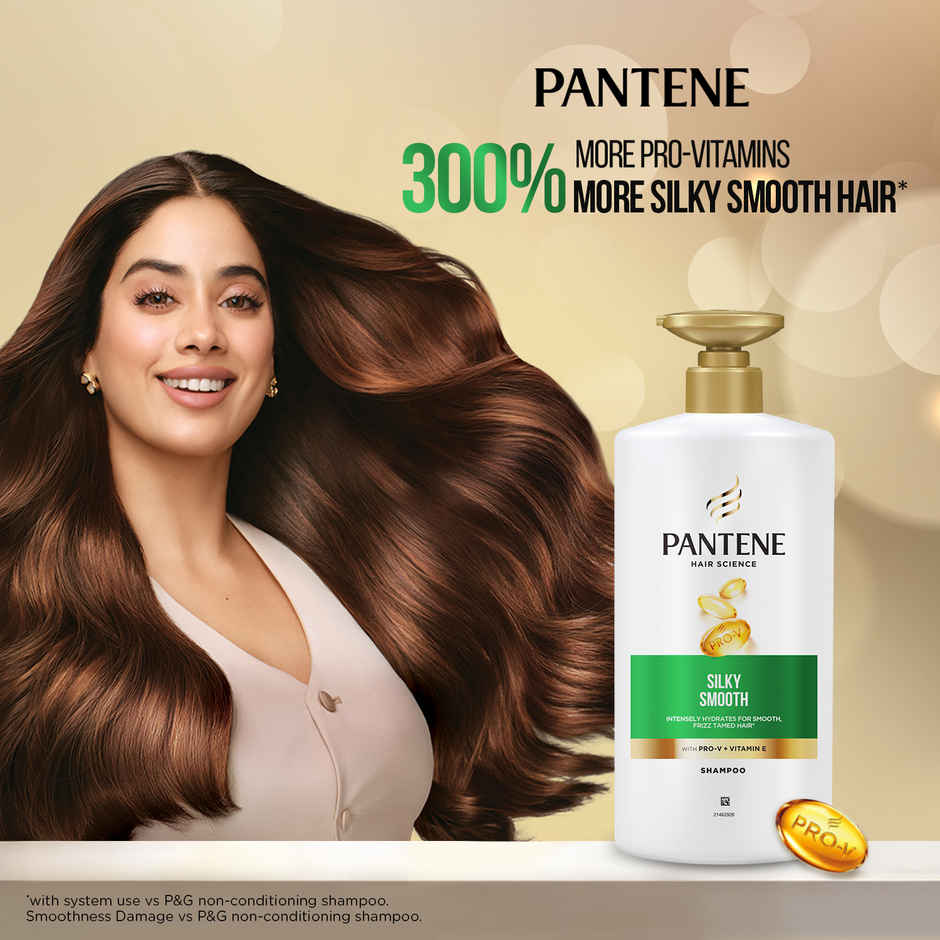 Pantene Pro-V Advanced Hairfall Solution, Silky Smooth Care Shampoo