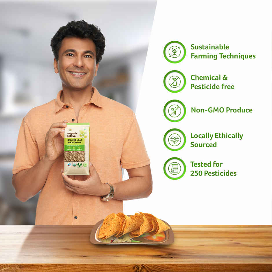 Organic Tattva Whole White Urad Dal
