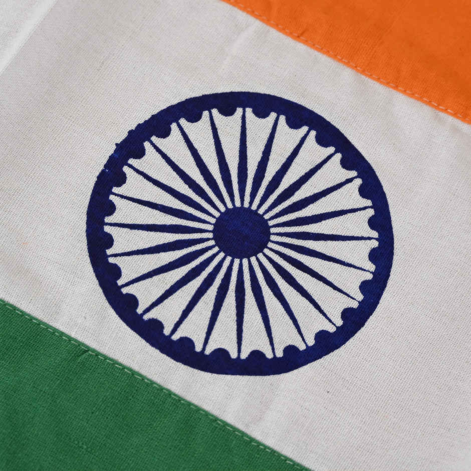 Indian National Flag | Authentic Khadi Fabric | 20 x 30 Inch | Picfest