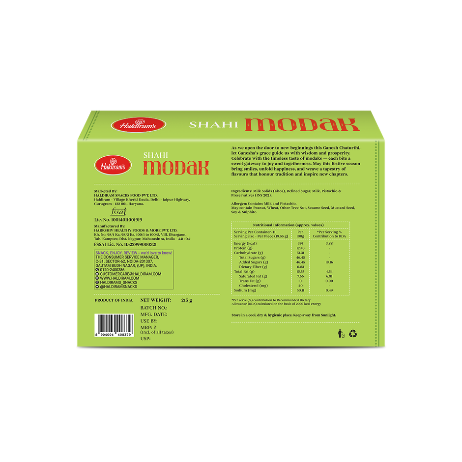 Haldiram's Shahi Modak