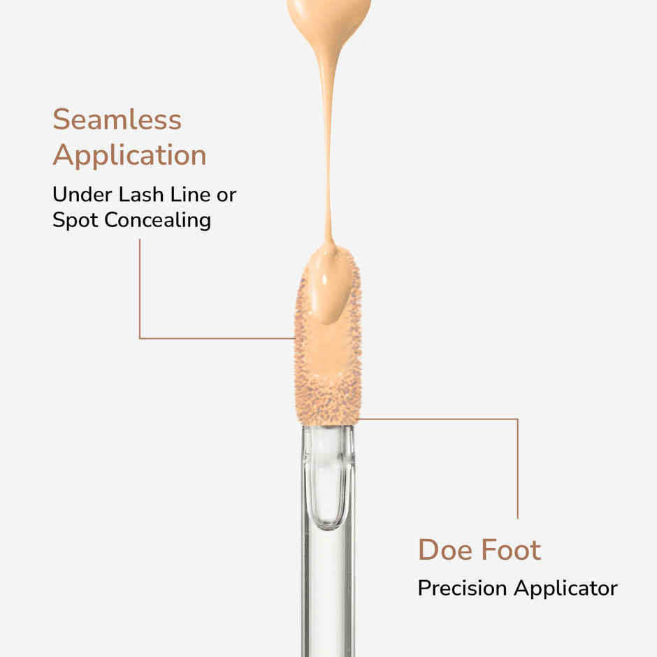 Mila Beaute Build to Cover Matte Liquid Concealer - Full Coverage, Waterproof | 102 Classic Ivory