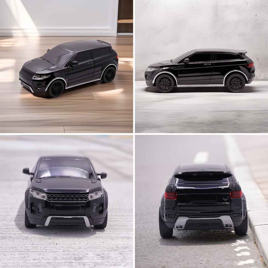 Race N Roll 1:24 Rechargeable Hi Speed Mini Remote Control Car - Rov Black