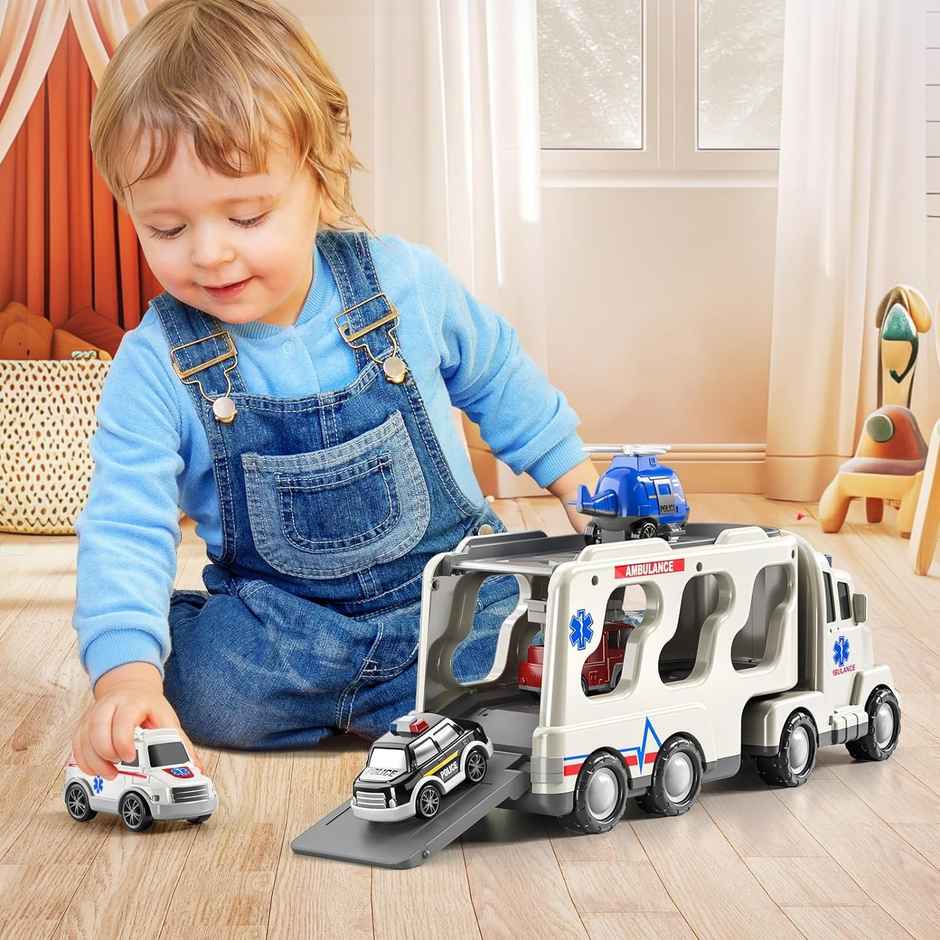 Toybharat Ambulance Carrier Truck | Assorted
