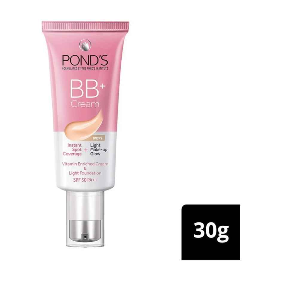 Pond's Bb+ Cream Instant Spot Coverage + Light Makeup Glow Natural