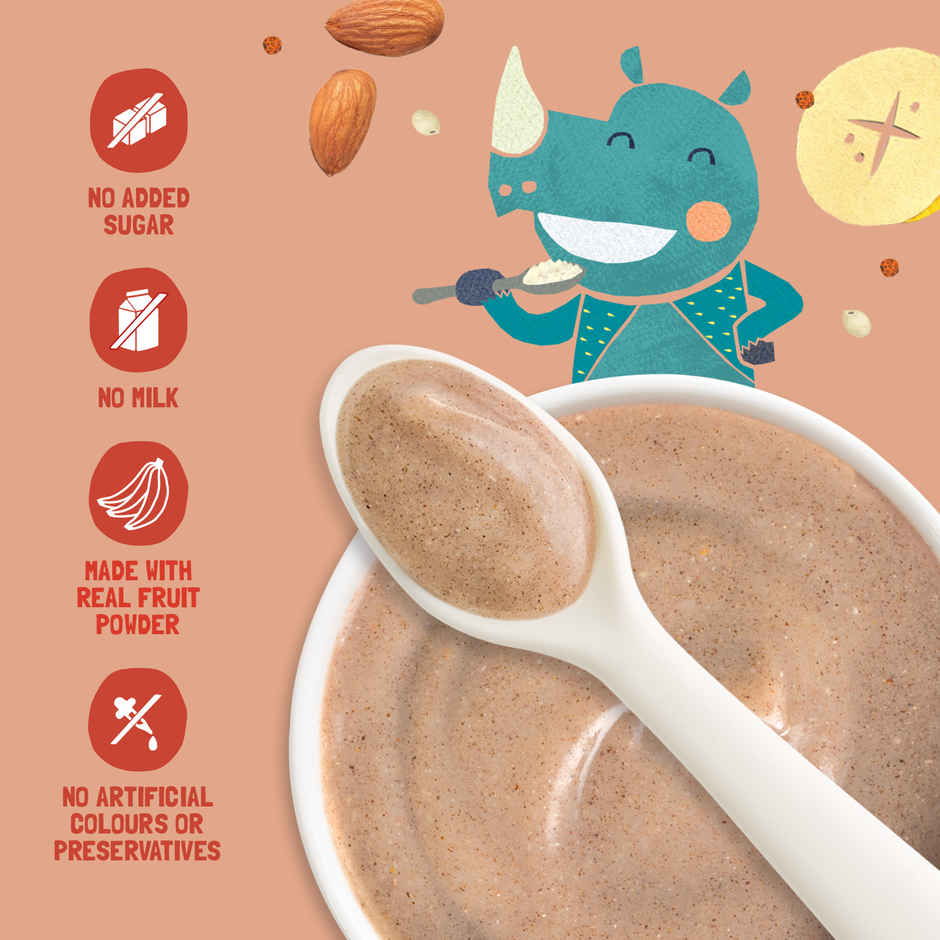 Slurrp Farm Cereal for Little ones | Ragi, Almond and Banana