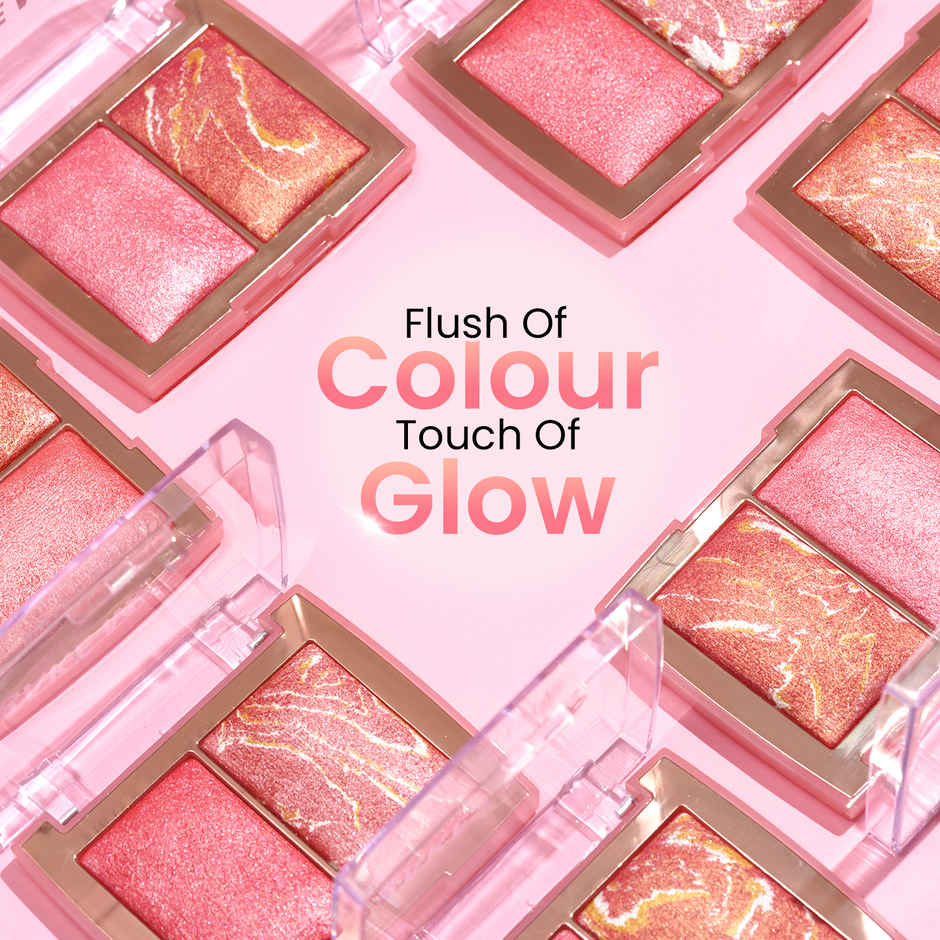 Swiss Beauty Bake Me Up Blush & Highlighter - 01 Pink Macaron