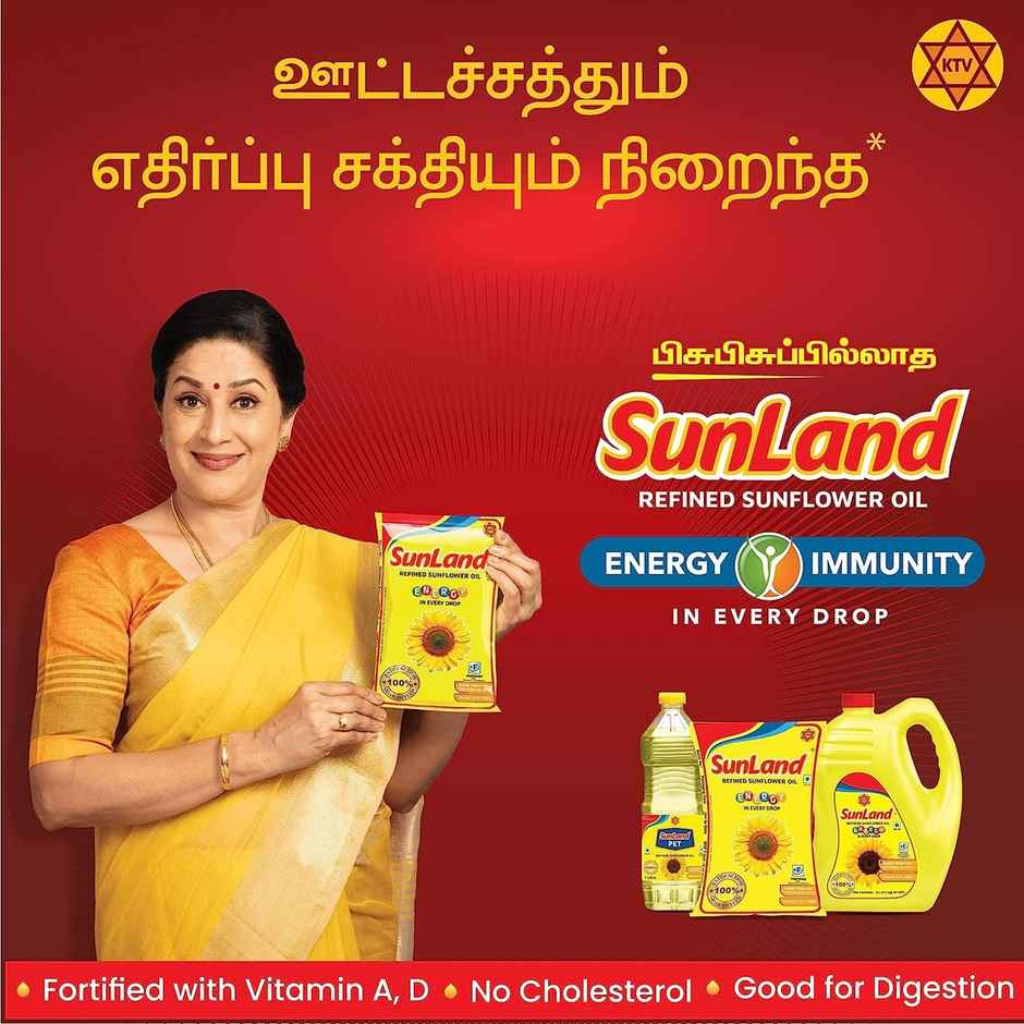 Sunland Refined Sunflower Oil Can