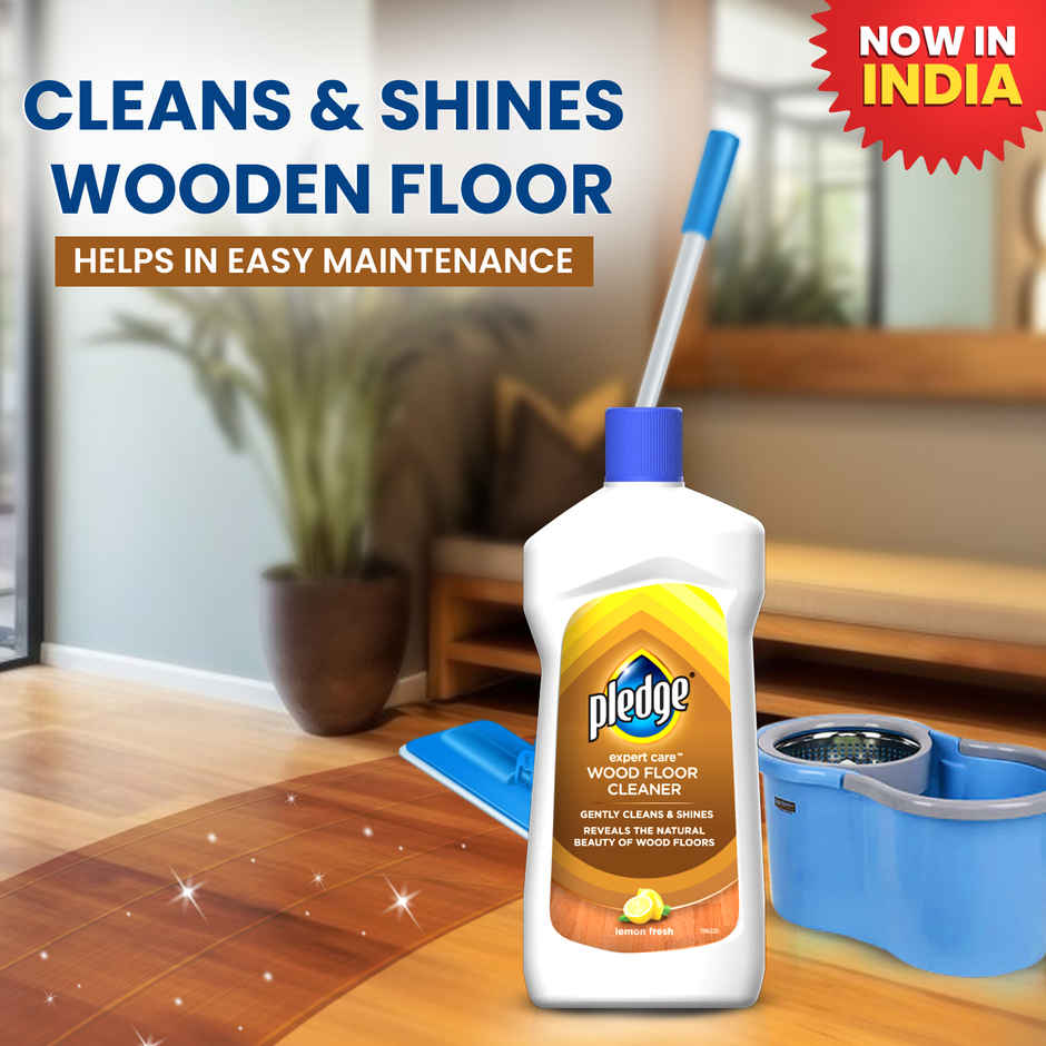Pledge Wood Floor Cleaner(475ml) & Mr Muscle Floor Cleaner Lavender(2l) Combo