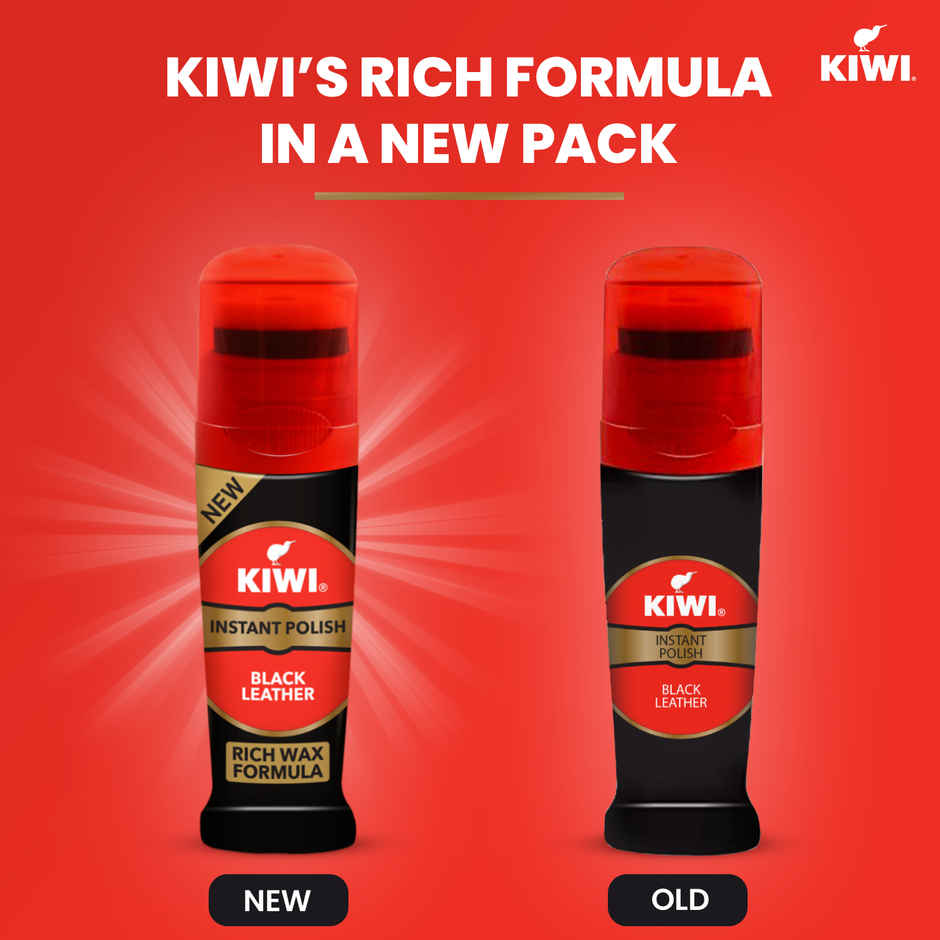 Kiwi Black Instant Liquid Shoe Polish