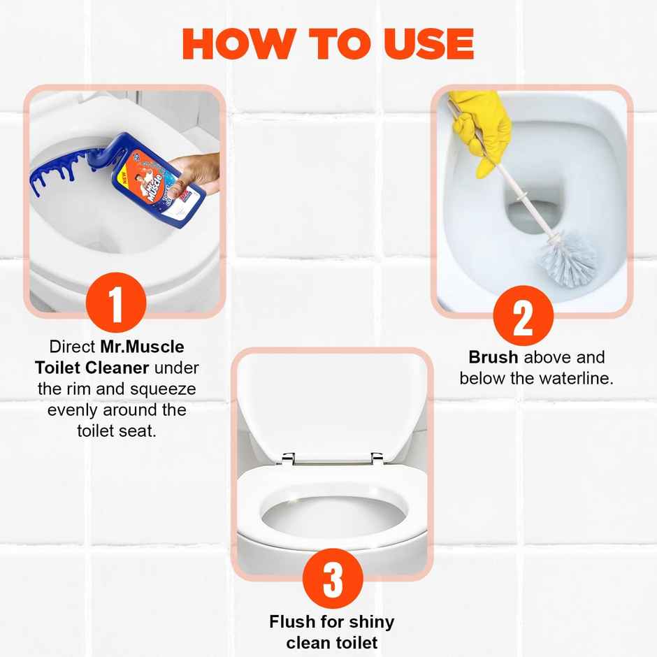 MR.Muscle Toilet Cleaner  Combo