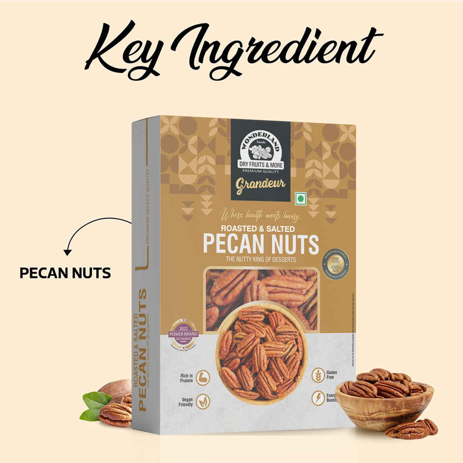 Wonderland Foods Roasted & Salted Pecan Nuts